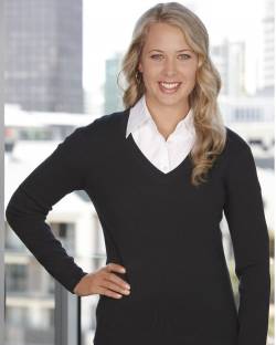 Ladies Pullover, V-neck